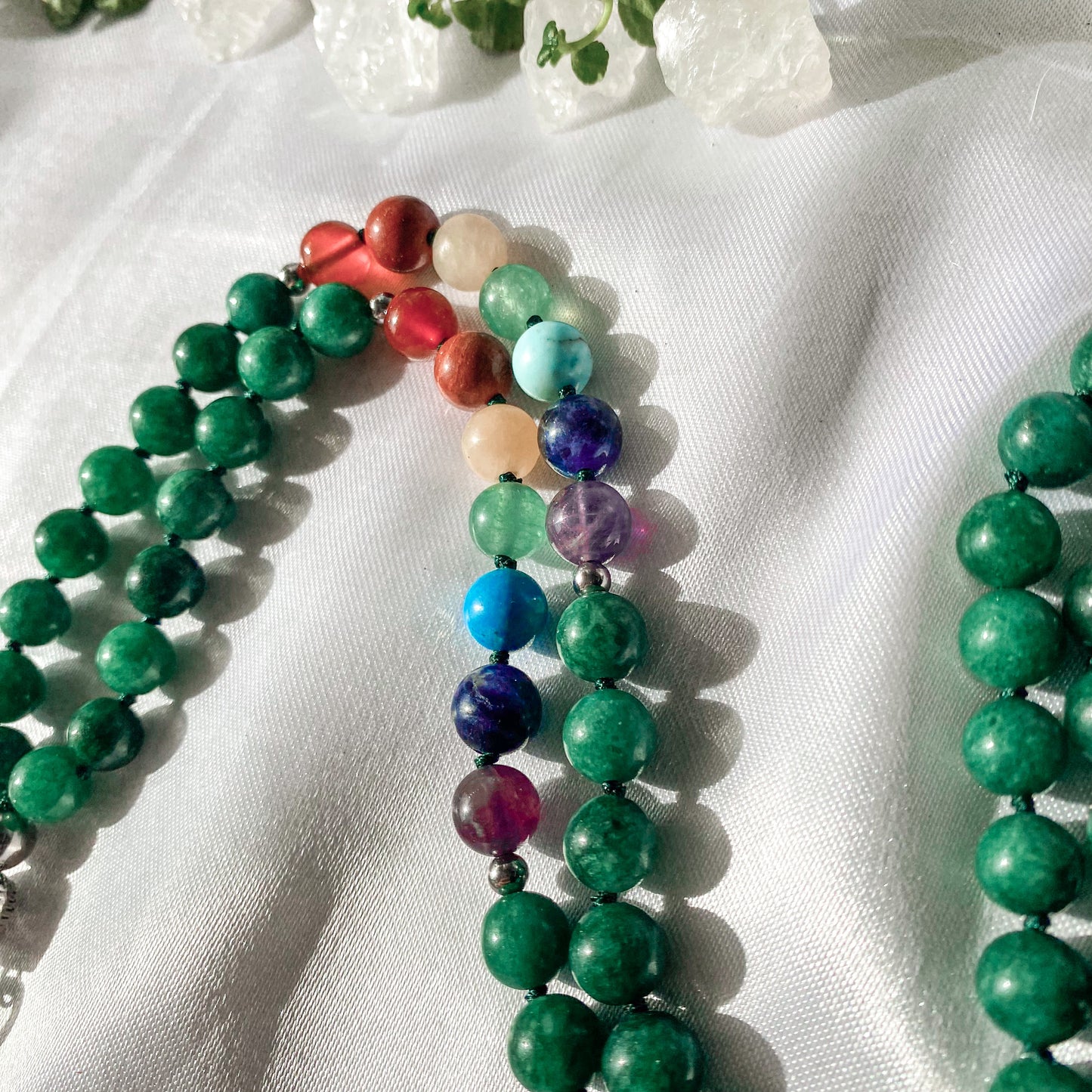 Japamala Jade 7 chakras