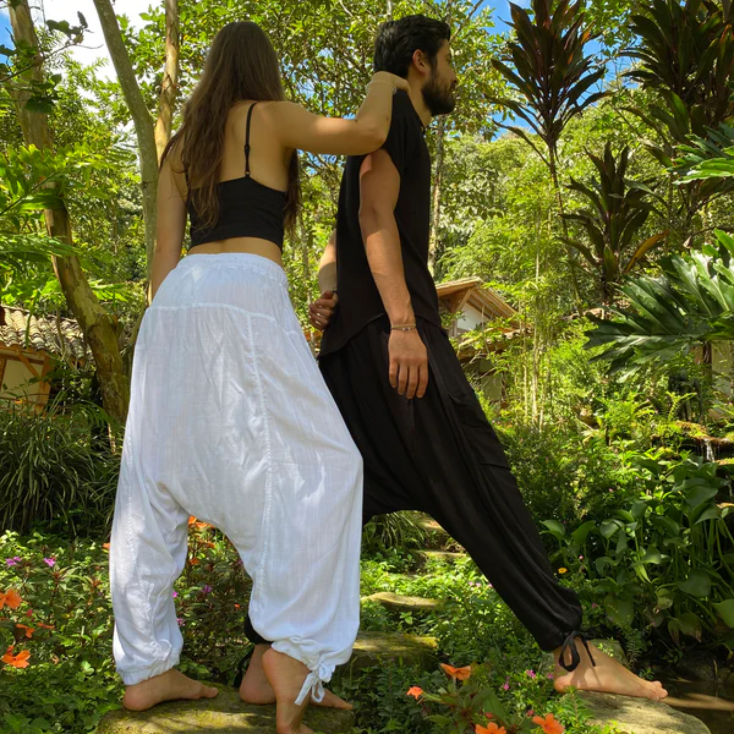 Pantalón Aladino Harem Blanco