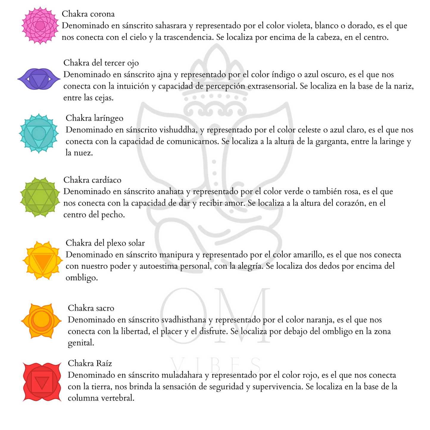 Pulsera 7 Chakras