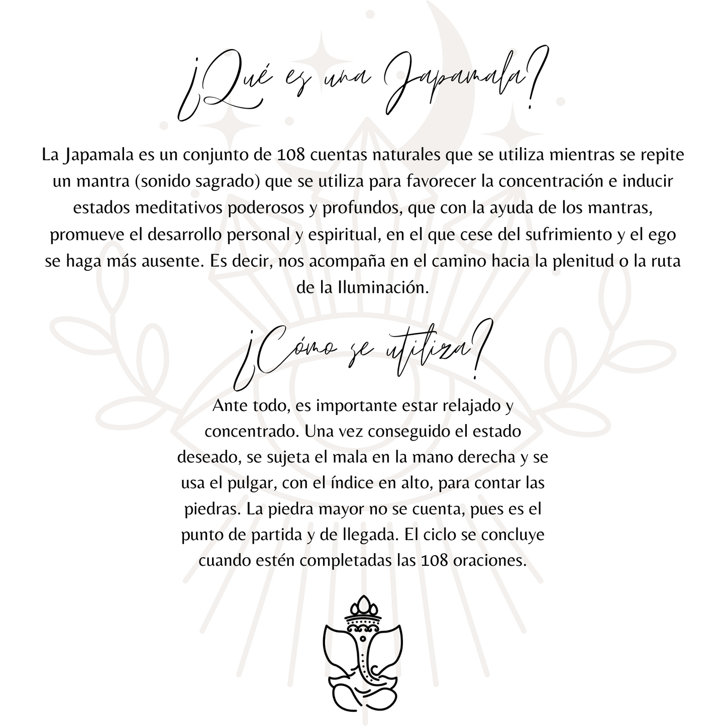 Japamala Cuarzo Rosa