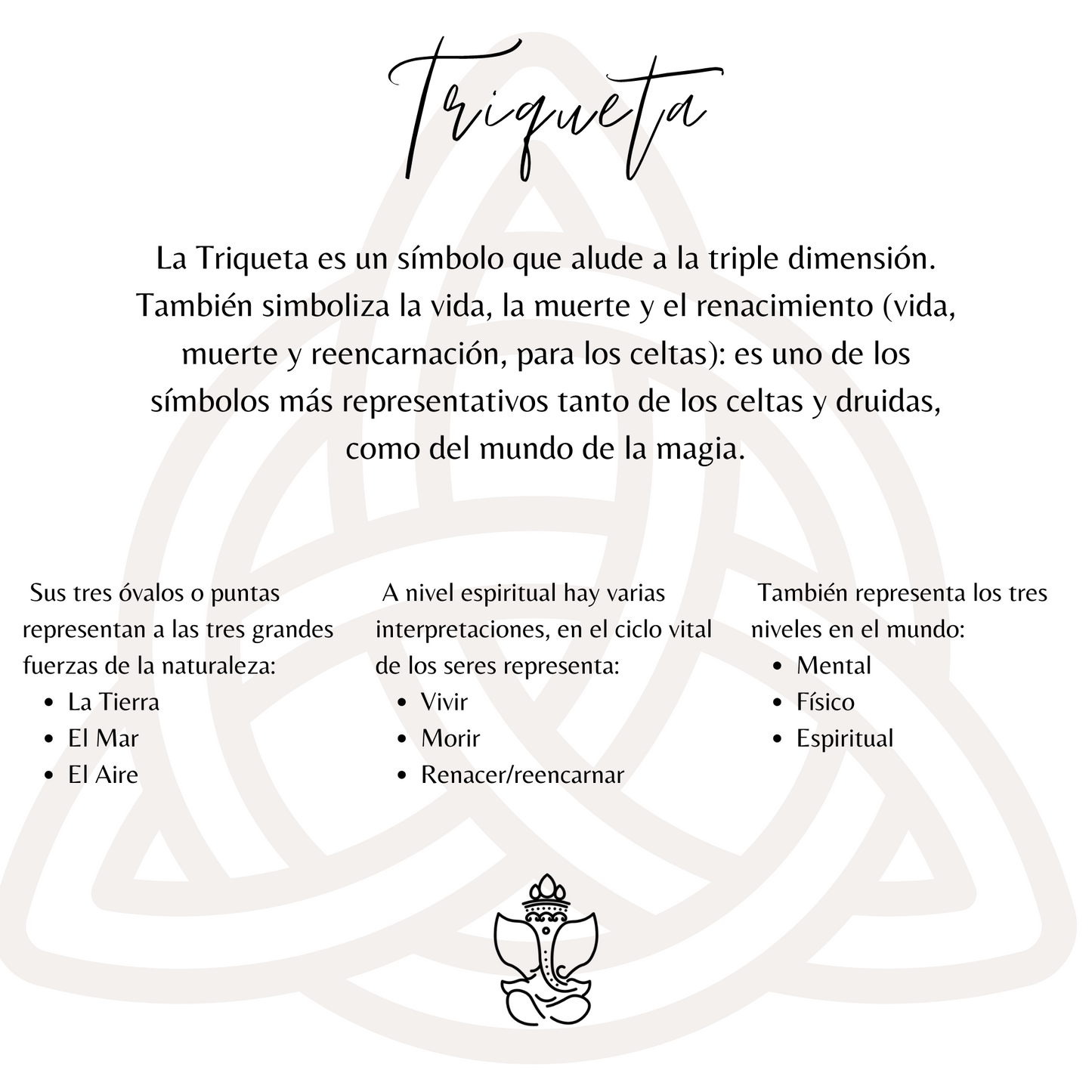 Pulsera Triqueta