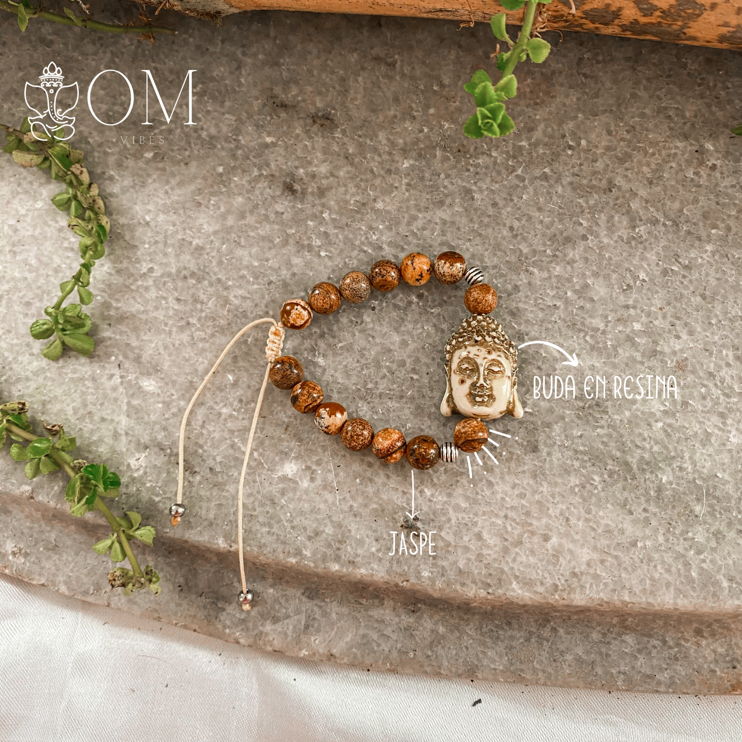 Pulsera Buda Resinado