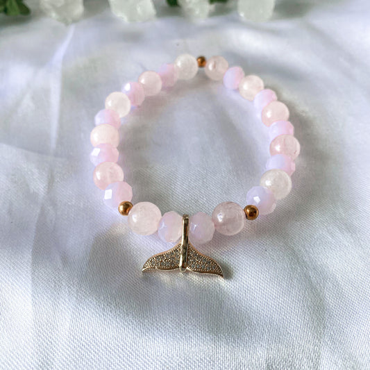 Bracelet Cuarzo Rosa Sirena