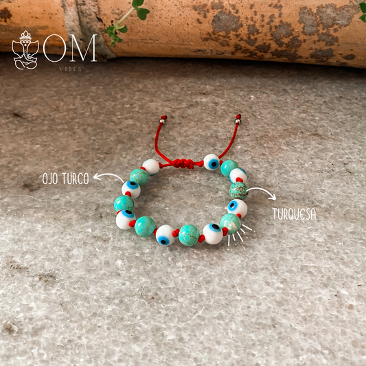 Pulsera de Protección Ojos Turcos