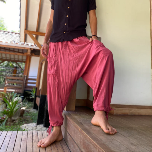 Pantalón Aladino Harem Frambuesa