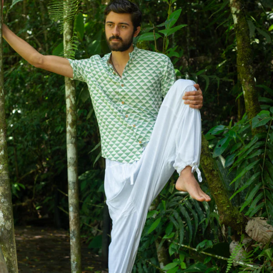 Pantalón Aladino Harem Blanco
