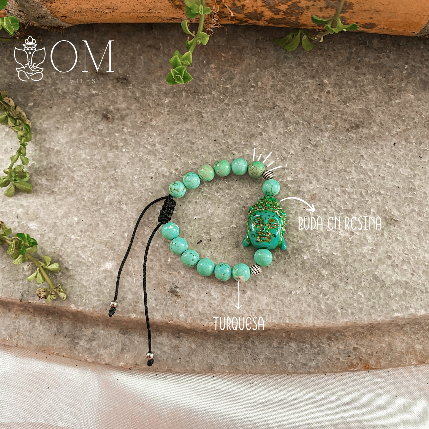 Pulsera Buda Resinado