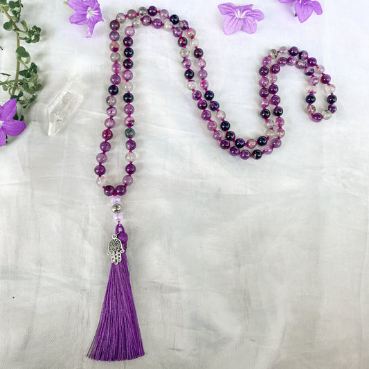 Japamala Ágata Morada